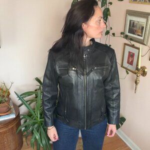 Vintage Leather Planet 100% Genuine Leather Bomber Jacket